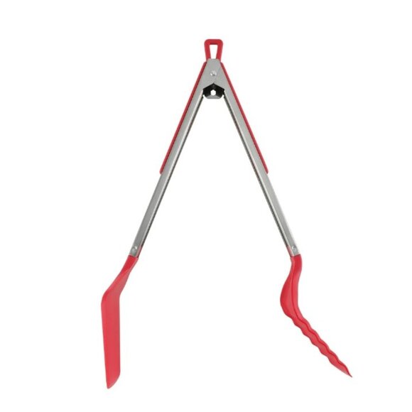 5/$20 NEW Locking Nylon & Stainless Turner Tongs - Picture 3 of 5
